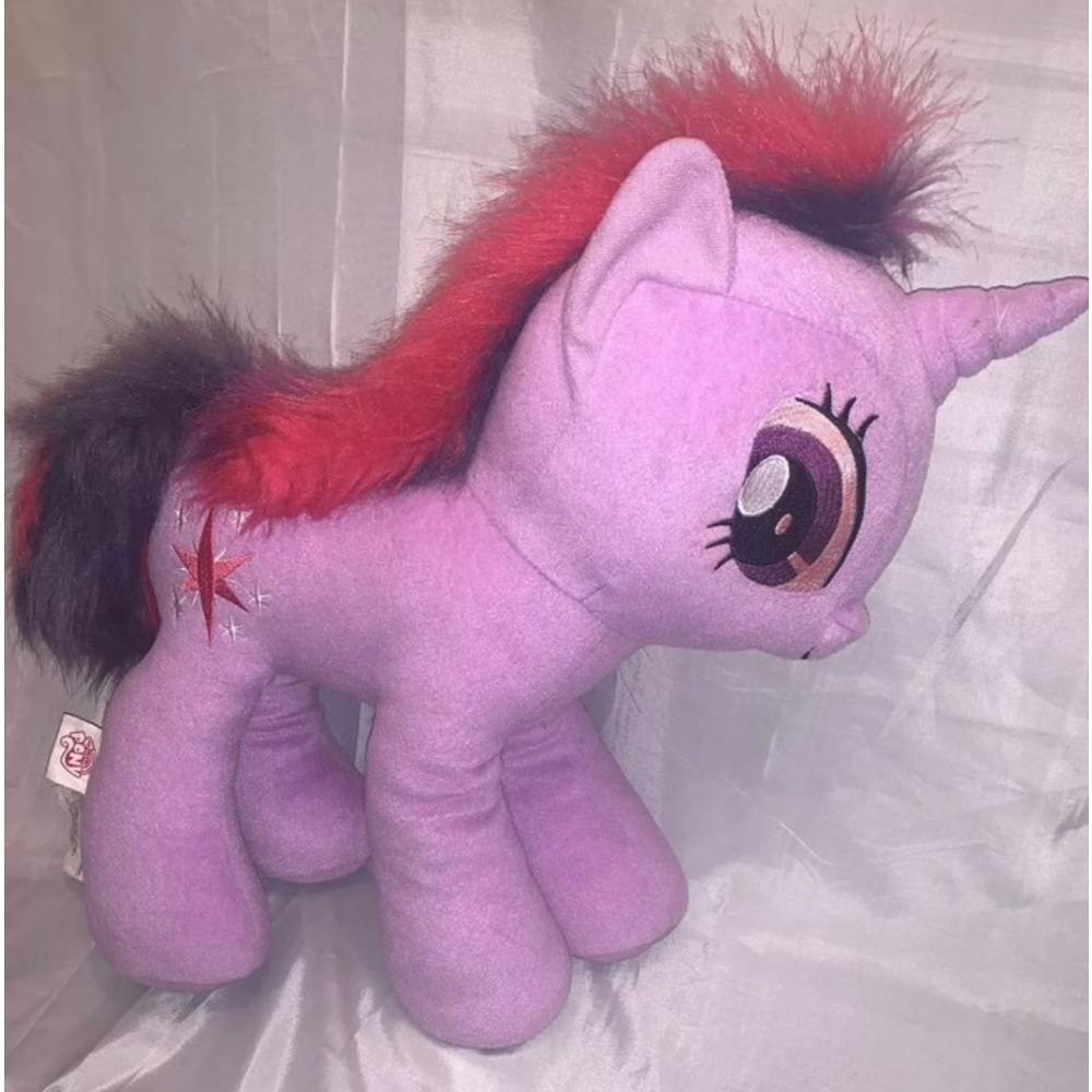 My Little Pony Purple 2014 Hasbro Large Plush Stuffed Toy Unicorn 🦄 RARE HTF